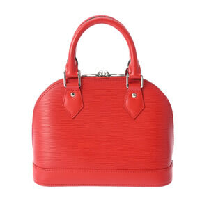 Louis Vuitton Epi Alma Coquelicot Red Leather Handbag